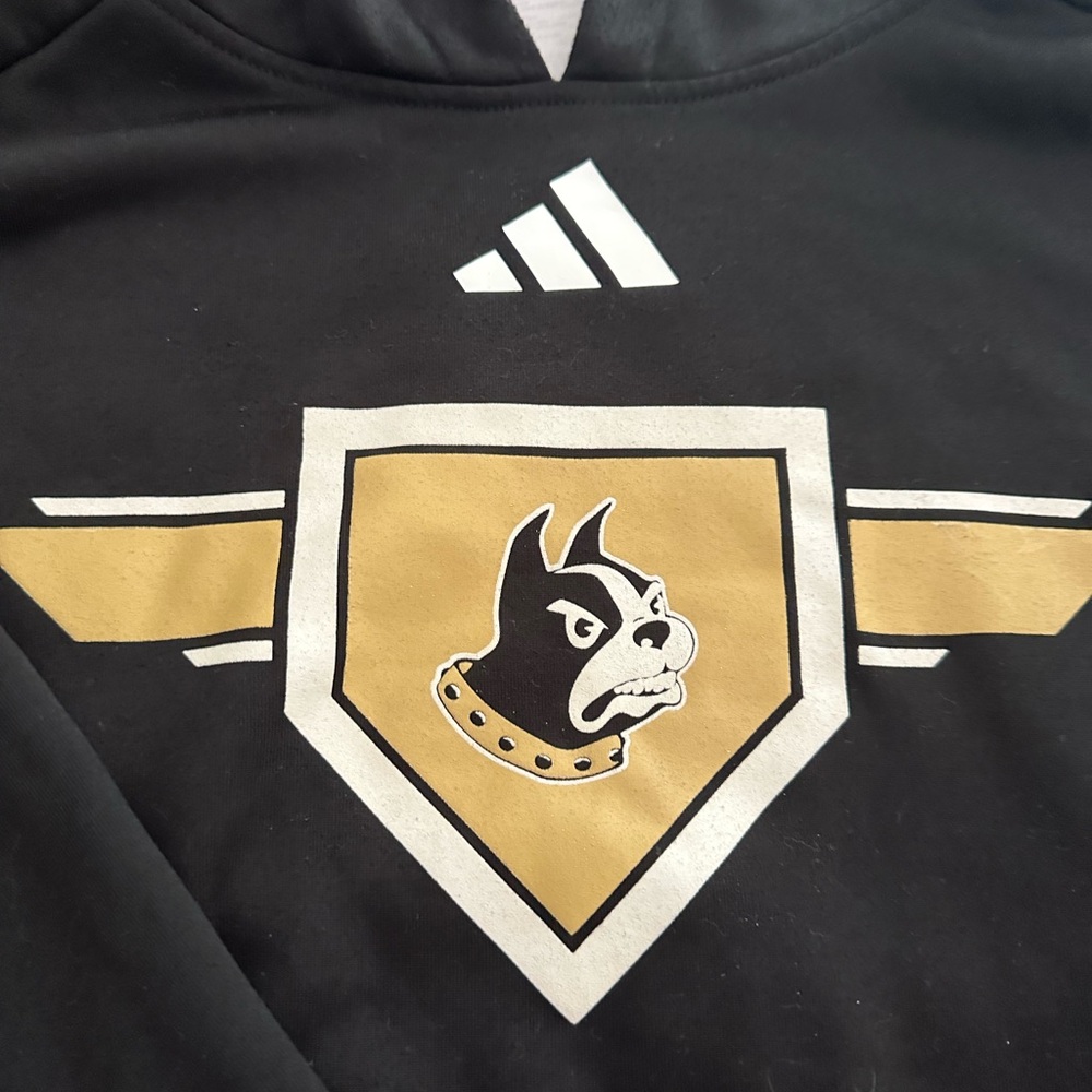 Adidas Black and Gold Wofford Terriers Sweatshirt - Picture 3 of 4